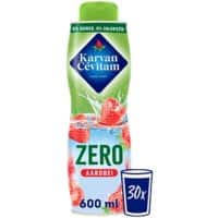Karvan Cevitam Zero Limonadesiroop Aardbei 600 ml
