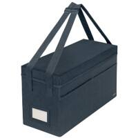Leitz Fabric Storage Flexwerk-opbergtas Compact Met deksel 6723 Opvouwbaar Met draaggrepen Grijs 200 x 260 x 465 mm