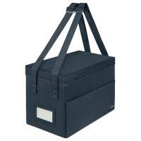 Leitz Fabric Storage Flexwerk-opbergtas Compact Met deksel 6724 Opvouwbaar Met draaggrepen Grijs 200 x 235 x 355 mm