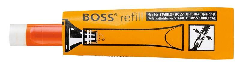 STABILO BOSS ORIGINAL Navulling voor tekstmarker Navulling Oranje 070/54