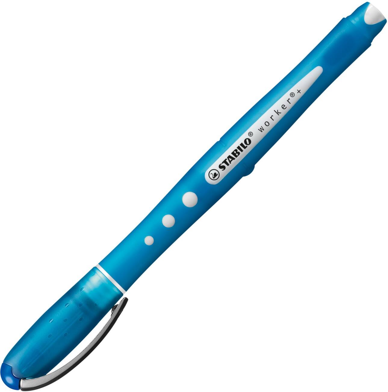 STABILO worker+ Rollerballpen Blauw 0.5 mm
