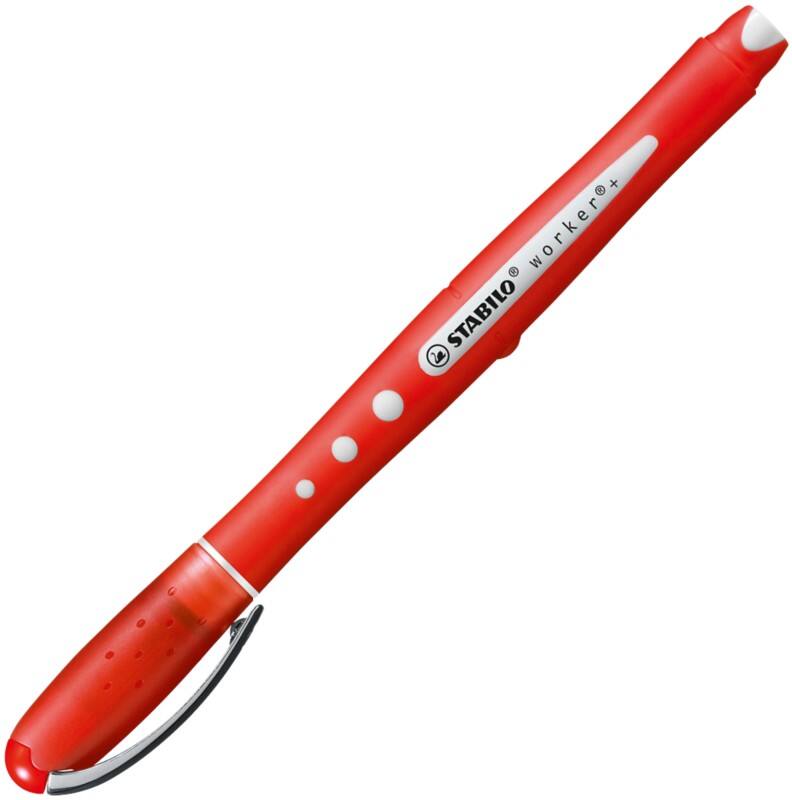 STABILO worker colorful 2019/40 Rood Rollerballpen Medium
