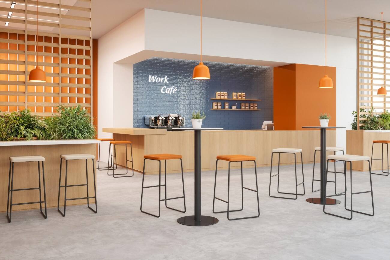 Medso Barkruk 415 x 457 x 750 mm Grijs 2 Stuks