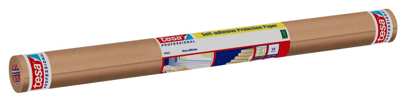 tesa Professional Kraftpapiertape Zelfklevend 10 m x 600 mm