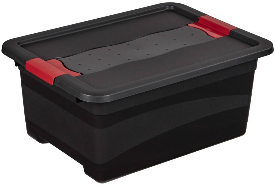 keeeper Eckhart PP (Polypropeen) Opbergdoos 12 L Met deksel Grijs 29,5 x 17 cm