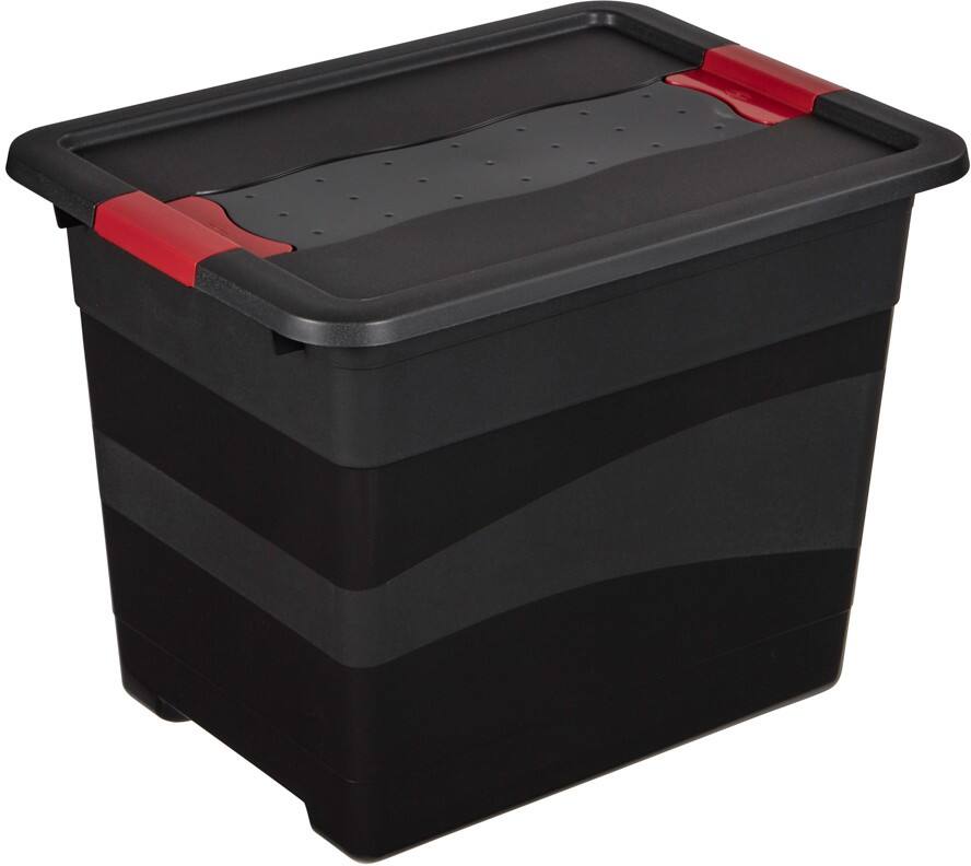keeeper Eckhart PP (Polypropeen) Opbergdoos 24 L Met deksel Grijs 29,5 x 30 cm