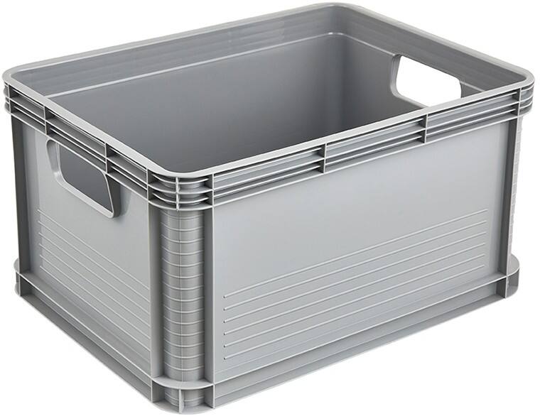 keeeper Robert PP (Polypropeen) Opbergdoos 20 L Met deksel Grijs 30 x 22 cm