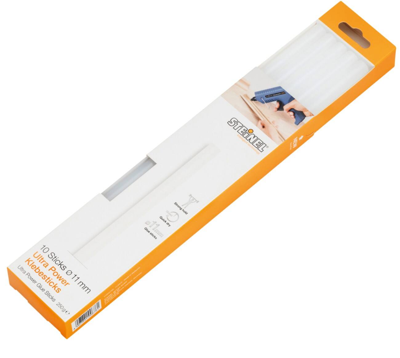 STEINEL Ultra Power Lijmstift Wit 10 Stuks