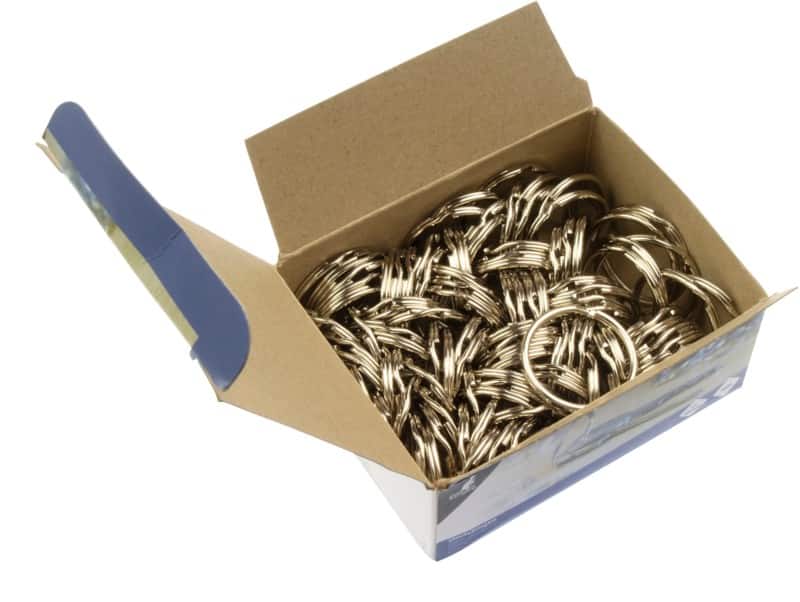 KANGARO Sleutelhanger Zilver Pak van 100