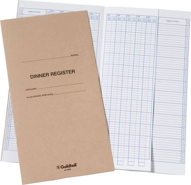 Exacompta Registerboek E200Z Diner Lichtbruin 20,5 x 2 x 30,6 cm