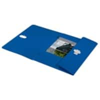 Leitz Recycle 3-klepsmap 4622 A4 CO2-gecompenseerd Blauw 80% gerecycled plastic