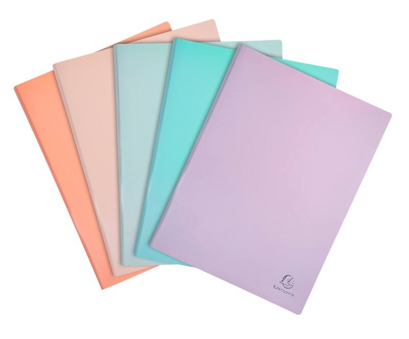 Exacompta Aquarel Showalbum 50 insteektassen A4 Kleurenassortiment Pak van 12