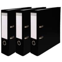 Exacompta Breed Ordner A4 75 mm Zwart 2 Ringen 918401SE Karton, PP (Polypropeen) 12 Stuks