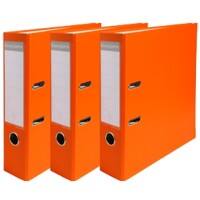 Exacompta Breed Ordner A4 75 mm Oranje 2 Ringen 918414SE Karton, PP (Polypropeen) 12 Stuks