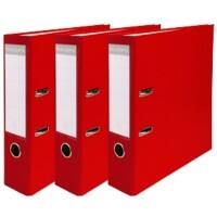 Exacompta Breed Ordner A4 75 mm Rood 2 Ringen 918403SE Karton, PP (Polypropeen) 12 Stuks