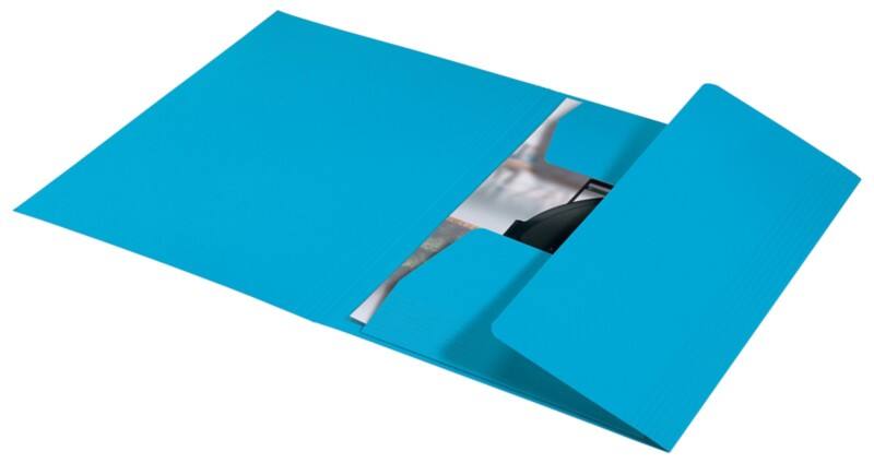 Leitz Recycle 3-flap map 3906 A4 Co2 Gecompenseerd Blauw 100% gerecycled Karton