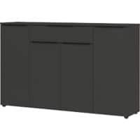 GERMANIA GW-Mailand Wandkast Spaanplaat 5 Planken 1.610 x 400 x 1.010 mm Grafiet