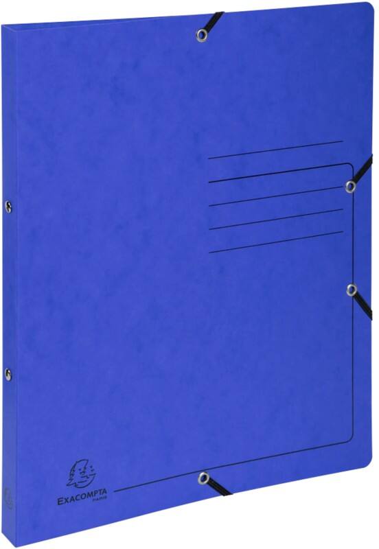 Exacompta Genuine Premium Pressboard 15 mm Ringband Gewafeld karton A4 2 Ringen Assortiment 542550E 10 Stuks