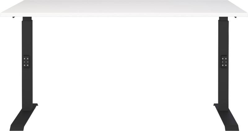 GERMANIA GW-Mailand Hoogteverstelbaar Bureau C-Voet 1,400 (B) x 800 (D) x 910 (H) mm Spaanplaat, metaal