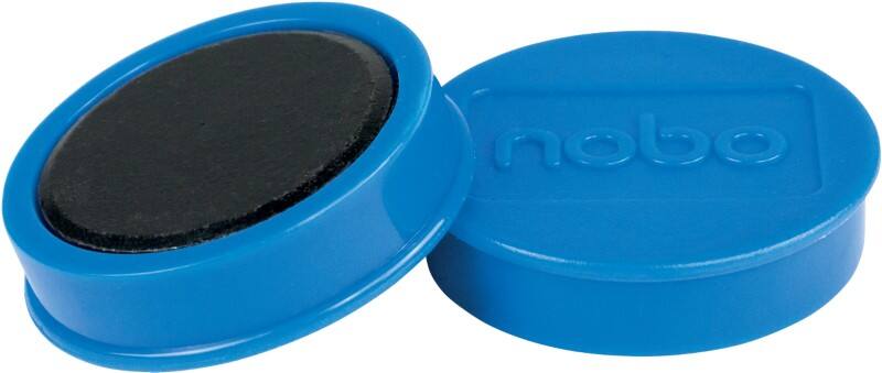 Nobo Whiteboard-magneten Blauw 1.5 kg draagkracht 38 mm 10 Stuks