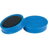 Nobo Whiteboard-magneten Blauw 1.5 kg draagkracht 38 mm 10 Stuks