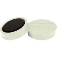 Nobo Whiteboard-magneten Wit 1.5 kg draagkracht 38 mm 10 Stuks