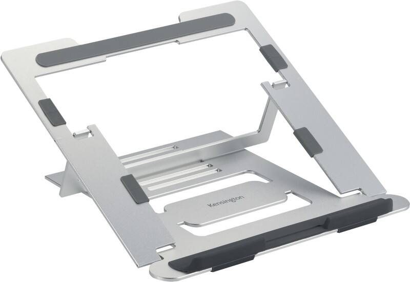 Kensington Easy Riser™ Aluminium Ergonomische Laptopstandaard met koelstand K50417WW Draagt tot 16 inch Grijs