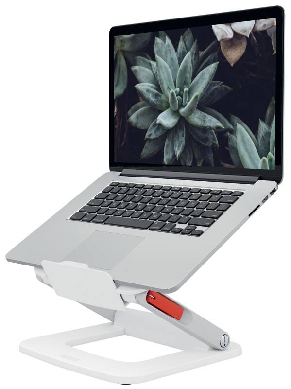 Leitz Ergo Ergonomische multi-hoek Laptopstandaard 6424 Hoogteverstelbaar met koelstand tot 15 inch Wit