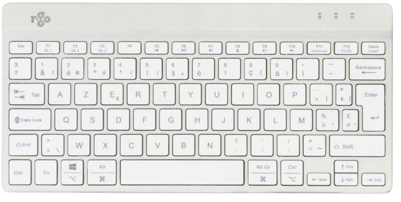 R-Go Tools Toetsenbord Bedraad AZERTY Wit