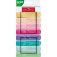 Faber-Castell Textliner 46 Tekstmarker Kleurenassortiment Medium Beitelpunt 1 - 5 mm 8 Stuks