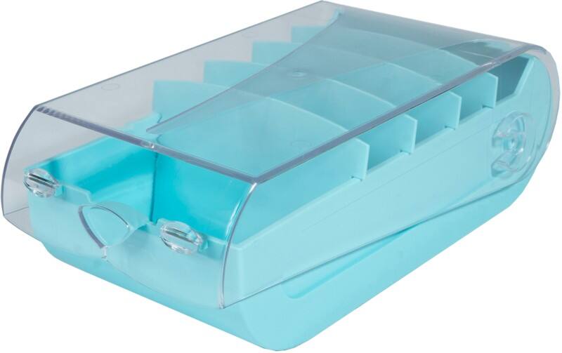 Exacompta Aquarel Kaartenbak A8 Kunststof 650 kaarten Pastelgroen Pak van 8