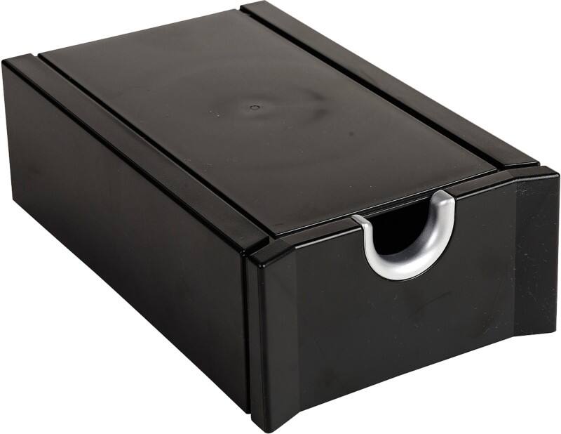 Exacompta Exactive Visitekaarthouder Kunststof, PS (Polystyreen) Zwart