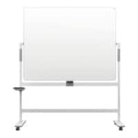 Nobo Move & Meet mobiele whiteboard 1915645 kantelbaar gelakt staal magnetisch 150 x 120 cm lichtgrijs