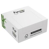 The Cheeky Panda Cocktail Servetten 2-laags Bamboe Wit 21,8 x 42,5 x 19,1 cm 100 Stuks