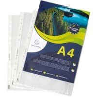Exacompta Forever Showtassen Recycled Frosted Transparant 60 micron 11 Gaten 5320E 100 Stuks
