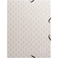 Exacompta Neo Deco 3-klepsmap A4 Kleurenassortiment Gewafeld karton 400 g/m2 4 Stuks