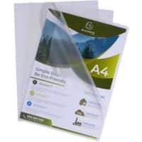 Exacompta Forever L-map A4 Transparant PP (Polypropeen) Gerecycled 120 micron 100 Stuks