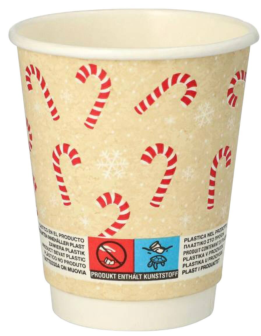 PAPSTAR Candy Wegwerpbekers 200 ml 80 mm Crème 25 Stuks
