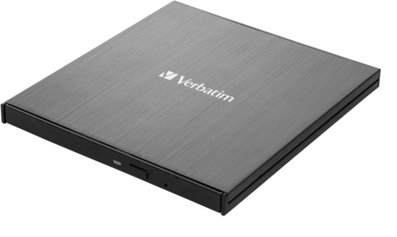 Verbatim Slimline Externe CD/DVD-brander USB 3.2 (Gen 1) Zwart