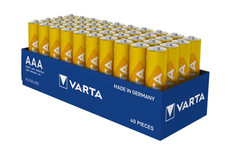 VARTA Batterijen 4103 AAA LR03 Alkaline 1,5 V Pak van 40