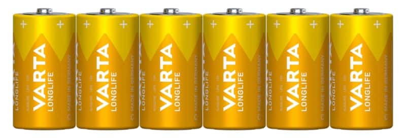 VARTA Batterijen 4114 C LR14 Alkaline 1,5 V Pak van 6
