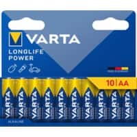 VARTA Batterijen High Energy LONGLIFE Power 10 stuks