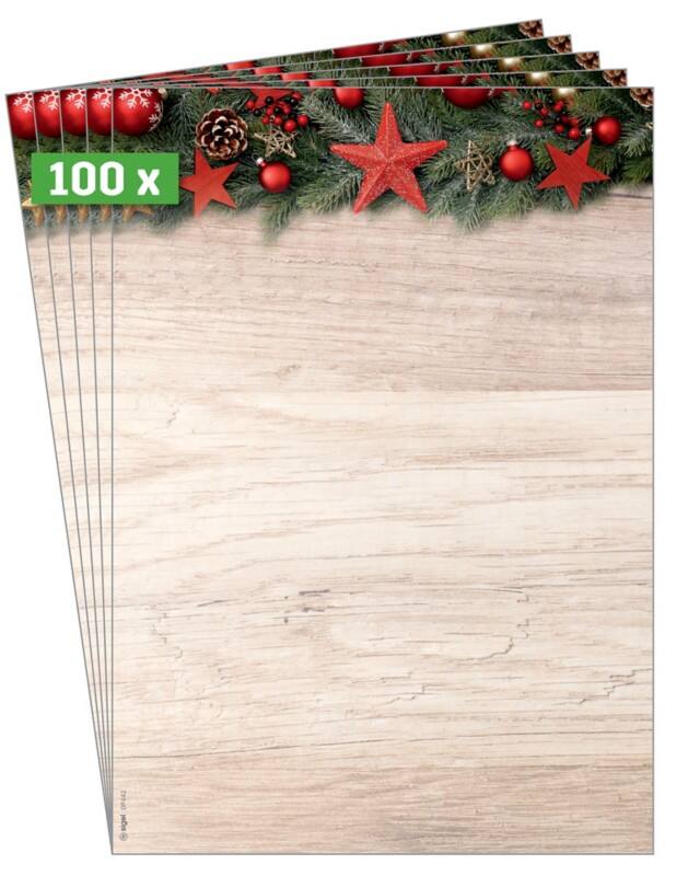 Sigel Christmas A4 Briefpapier Multikleur 90 g/m² 100 Stuks