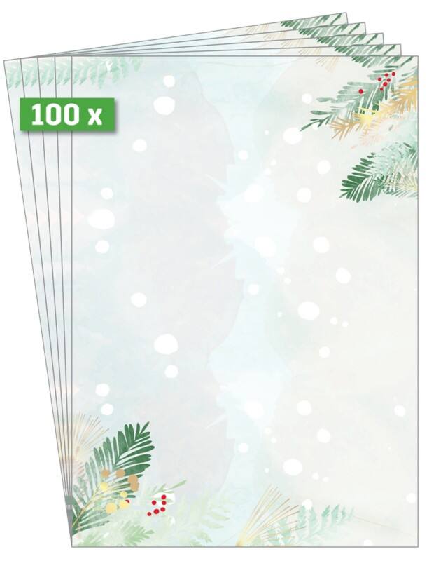 Sigel Christmas A4 Briefpapier Multikleur 90 g/m² 100 Stuks