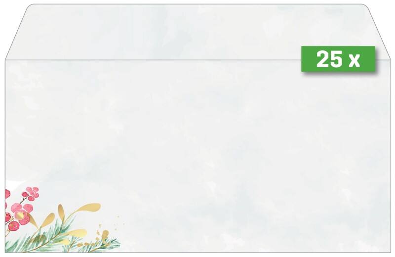 Sigel Christmas Enveloppen 2211,10,9 cm Multikleur 25 Stuks