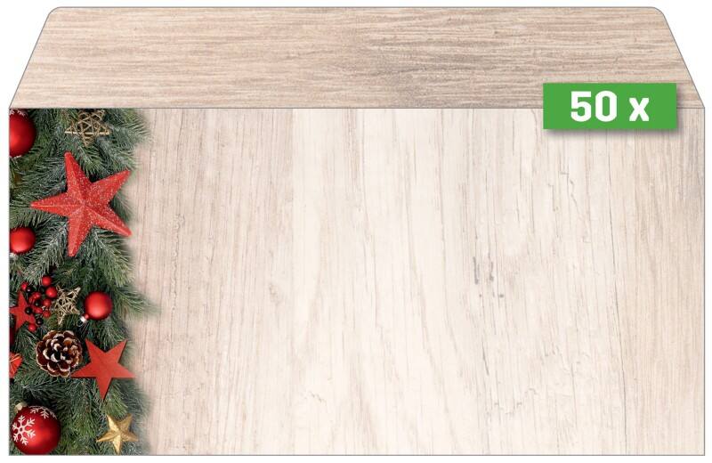 Sigel Christmas Enveloppen 2211,12,5 cm Blauw, Koper 50 Stuks