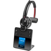 HP Poly Savi Draadloos Headset Met bluetooth Microfoon Noise Canceling Mono 8410 Zwart