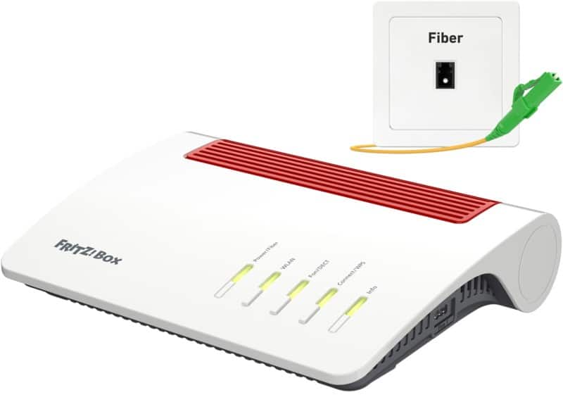 FRITZ!Box 5590 Fiber Draadloos Router Gigabit Ethernet Dual-band (2,4 GHz / 5 GHz) Wit