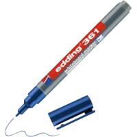 edding E-361 Whiteboard-marker Blauw Ronde punt 1 mm