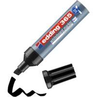 edding E-365 Whiteboard-marker Zwart Beitelpunt 2 - 7 mm